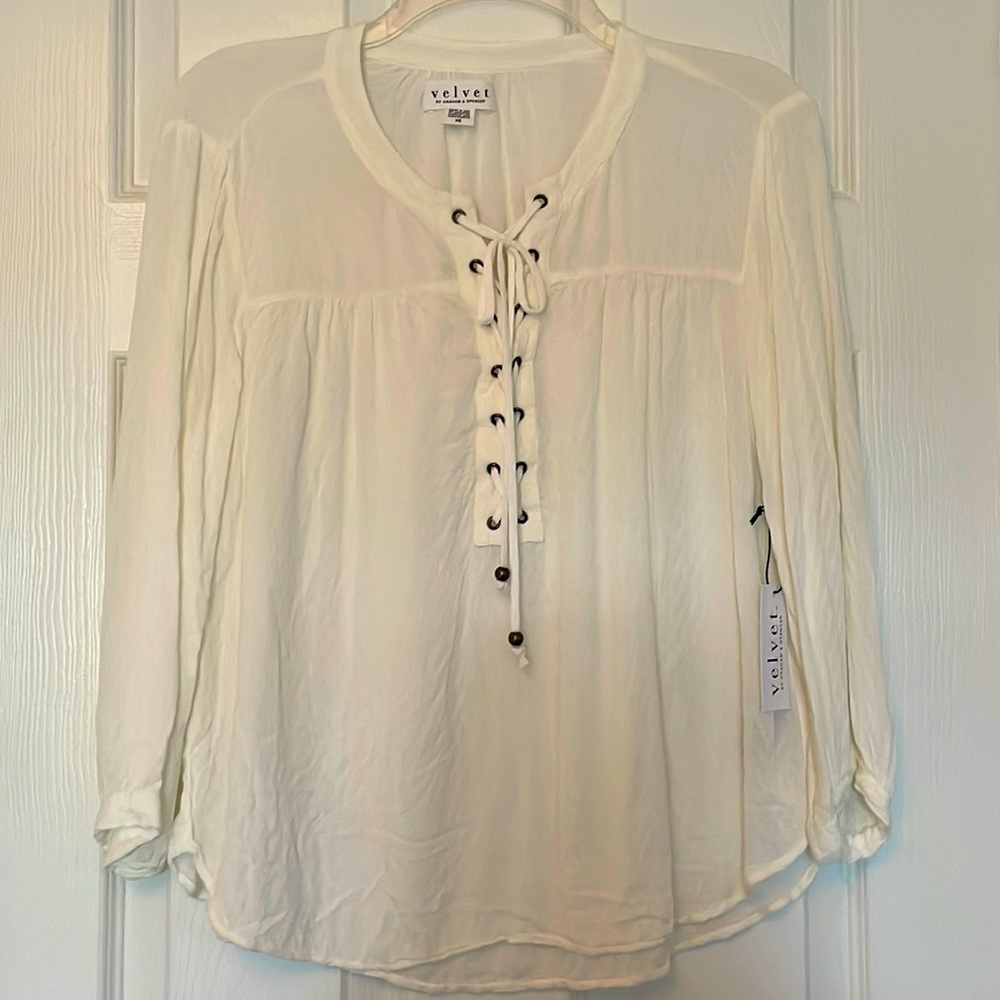 Velvet by Graham & Spencer blouse XS
